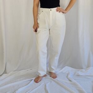 90s Lee White Jeans